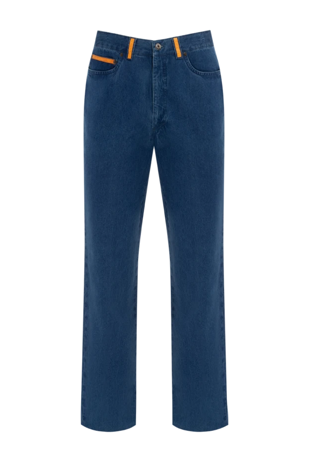 Stefano Ricci джинсы из хлопка синие мужские 151079 - фото 1