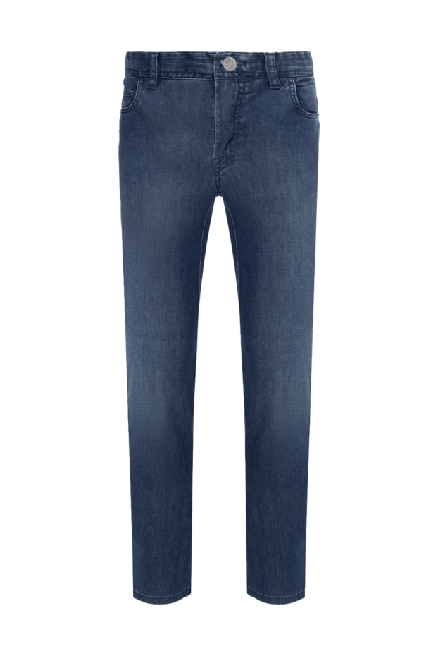 Brioni blue cotton jeans for men 151093 - photo 1