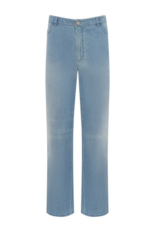 Brioni blue cotton jeans for men 151097 - photo 1