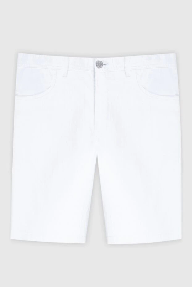 Brioni man white cotton shorts for men 151099 - photo 1