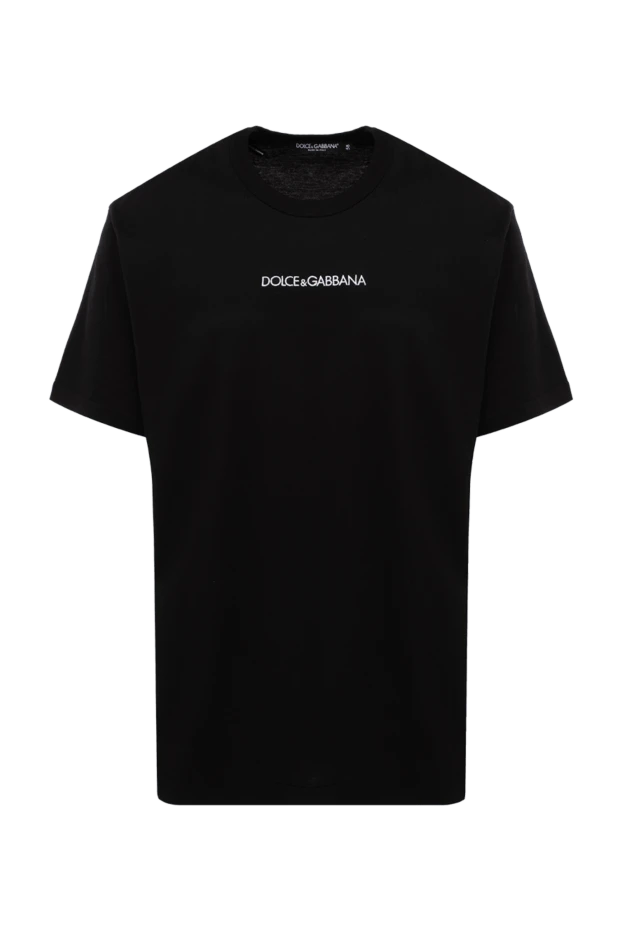 Dolce & Gabbana man black cotton t-shirt for men buy with prices and photos 151102 - photo 1