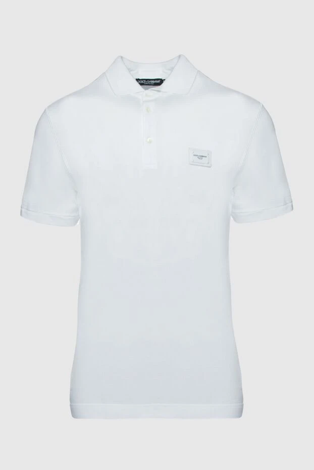 Dolce & Gabbana man cotton polo white for men 151112 - photo 1