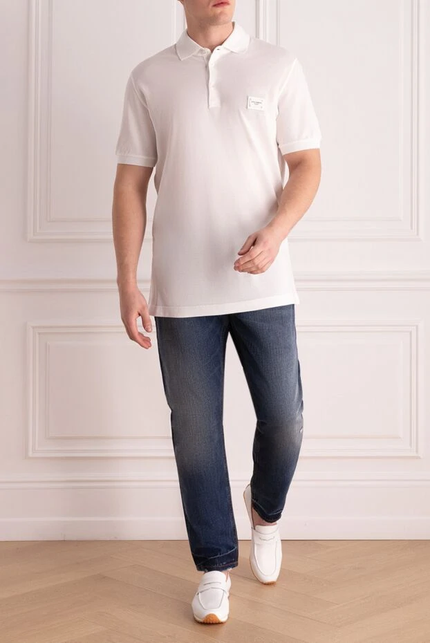 Dolce & Gabbana man cotton polo white for men 151112 - photo 2