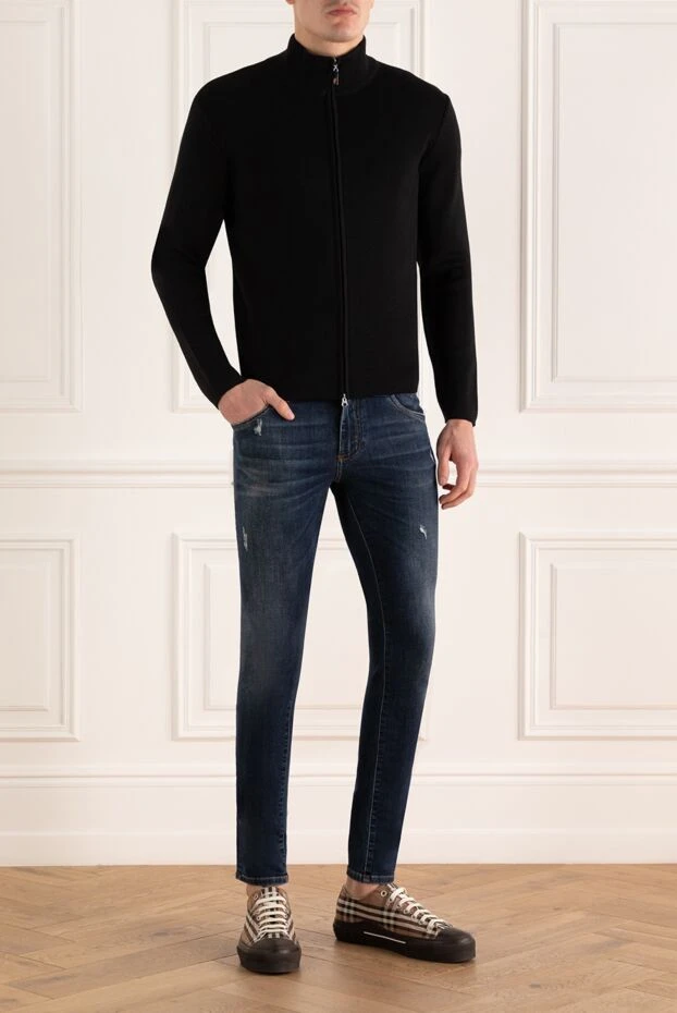 Dolce & Gabbana man cotton and polyester jeans blue for men 151120 - photo 2