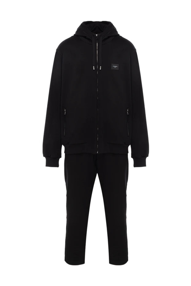 Dolce & Gabbana мужские костюм спортивный мужской из хлопка черный купить с ценами и фото 151134 - фото 1