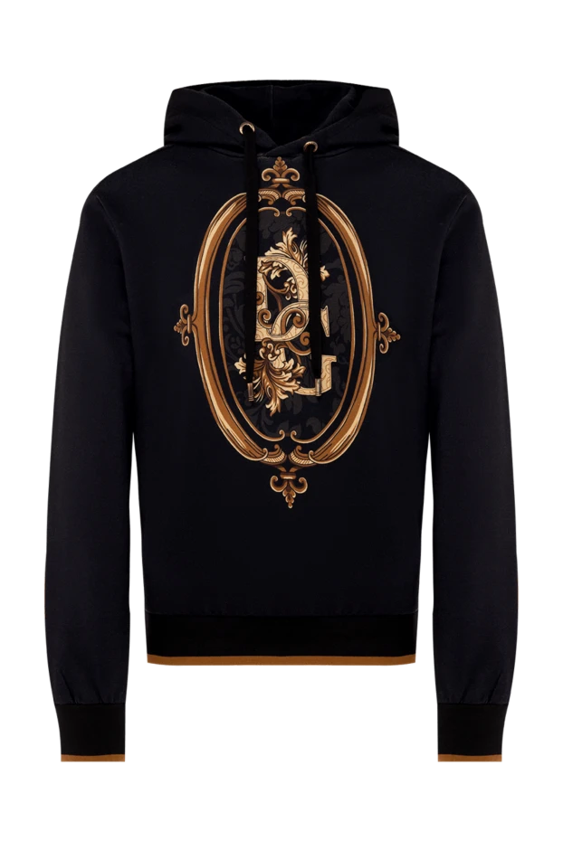 Dolce & Gabbana man men's cotton hoodie black 151182 - photo 1