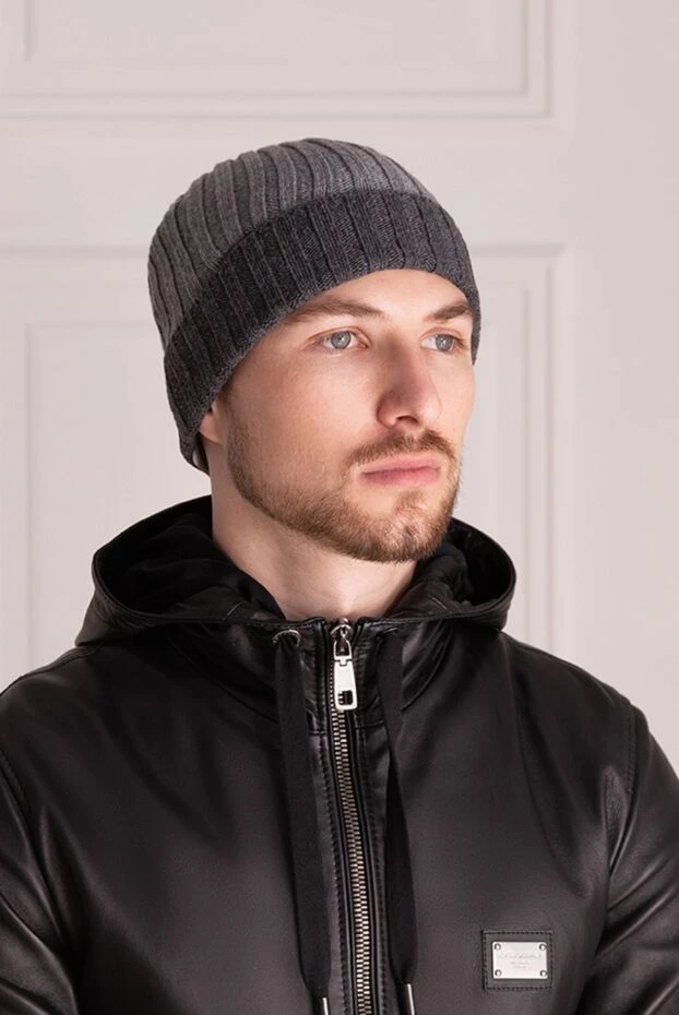 Cortigiani man gray wool hat for men buy with prices and photos 151233 - photo 2