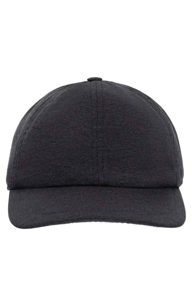 Cortigiani man cap made of cotton, silk and polyamide gray for men buy with prices and photos 151235 - photo 1