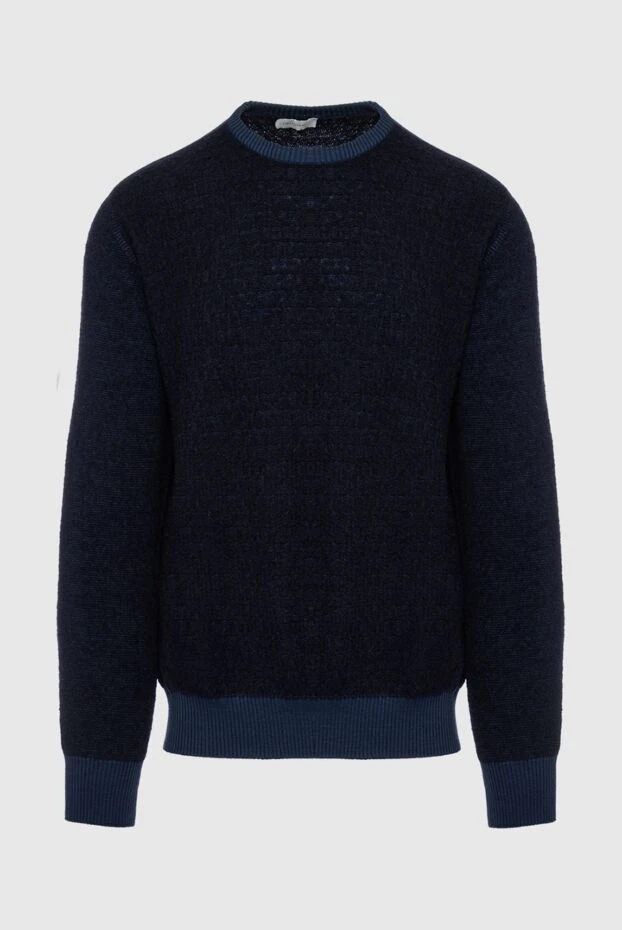 Cortigiani man wool and polyamide jumper blue for men buy with prices and photos 151243 - photo 1