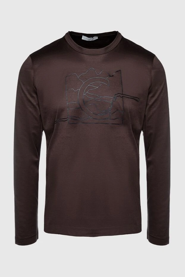 Cortigiani man long sleeve cotton brown for men buy with prices and photos 151262 - photo 1