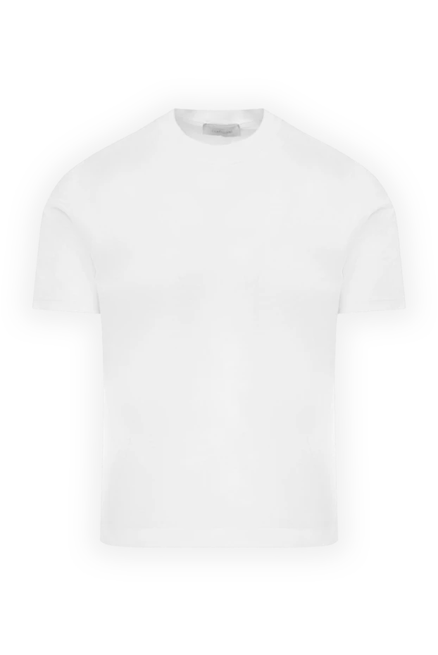 Cortigiani white cotton t-shirt for men 151265 - photo 1