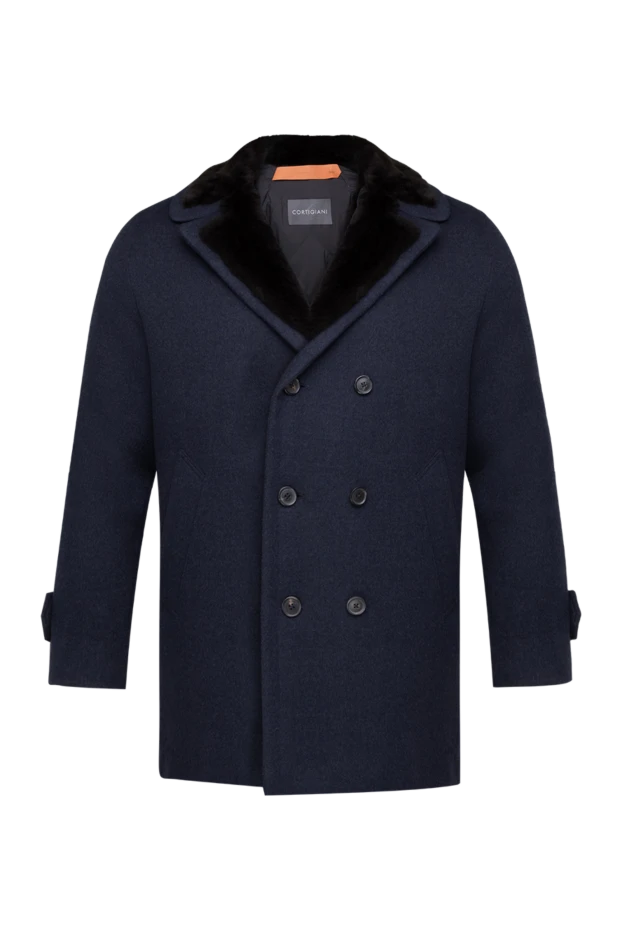 Cortigiani man blue wool jacket for men buy with prices and photos 151304 - photo 1