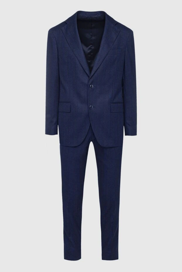Lubiam man men's suit made of wool, blue buy with prices and photos 151317 - photo 1