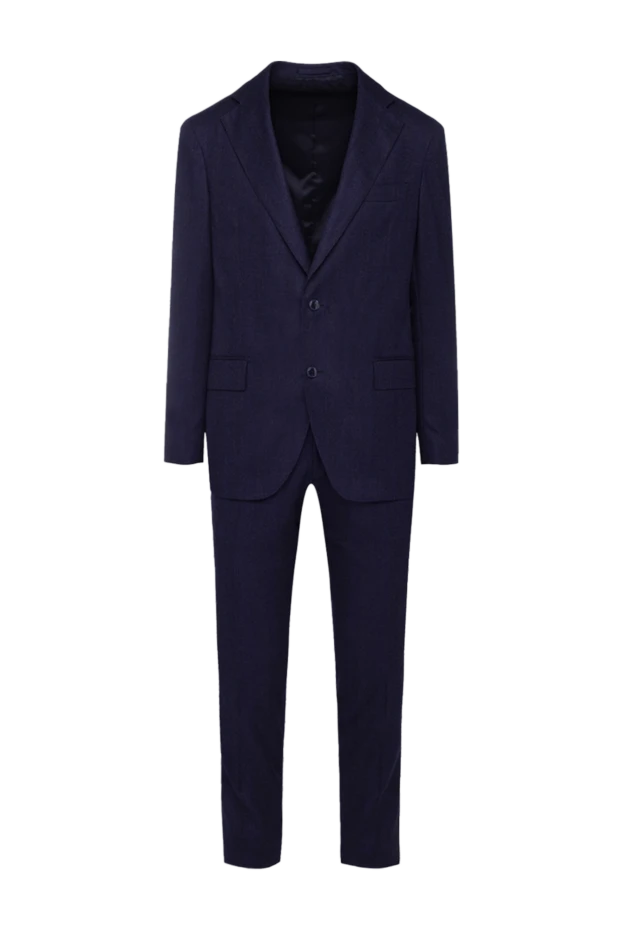 Lubiam men's suit made of wool blue 151317 - photo 1