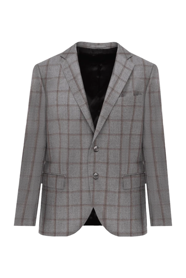 Lubiam gray wool jacket for men 151326 - photo 1