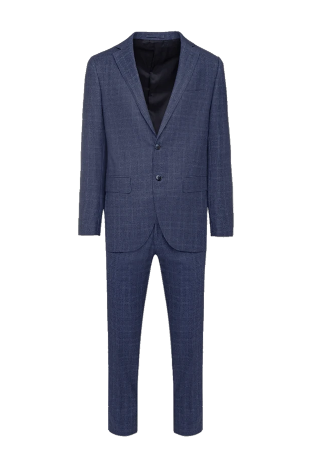 Lubiam men's suit made of blue wool 151330 - photo 1