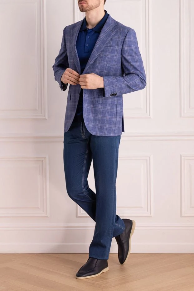 Lubiam man blue wool jacket for men buy with prices and photos 151331 - photo 2