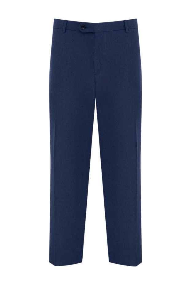 Lubiam man blue wool trousers for men 151334 - photo 1