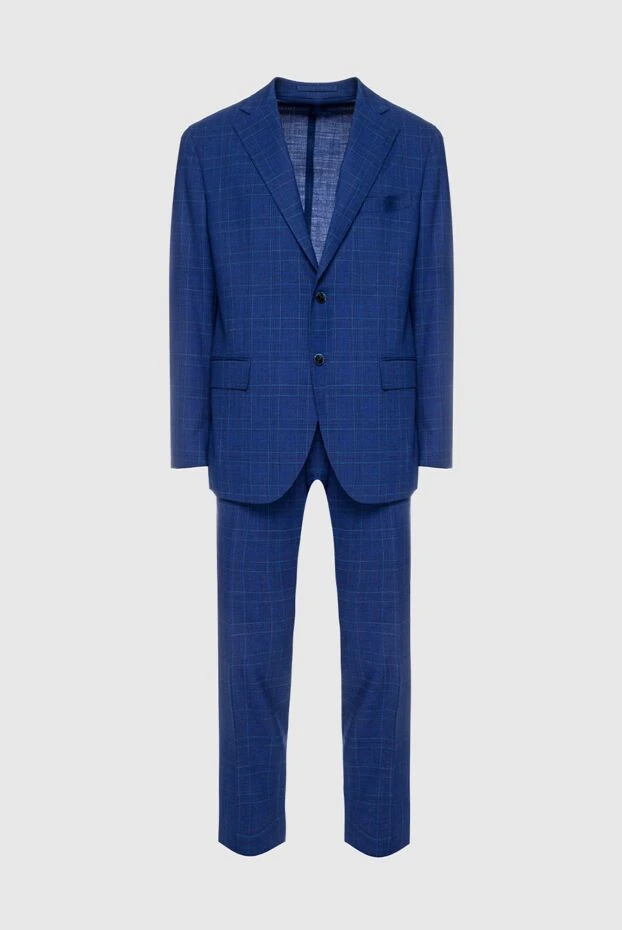 Lubiam man men's suit made of wool, blue buy with prices and photos 151344 - photo 1