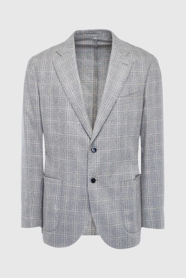 Lubiam man gray wool jacket for men 151353 - photo 1