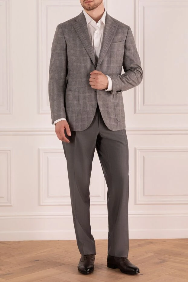Lubiam man gray wool jacket for men buy with prices and photos 151353 - photo 2