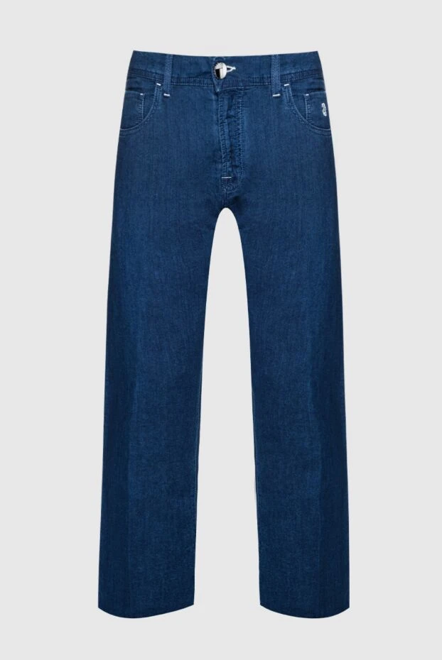 Scissor Scriptor мужские джинсы из хлопка и полиэстера синие мужские купить с ценами и фото 151365 - фото 1