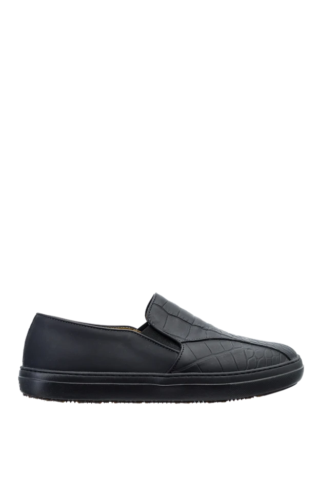 Tardini man black alligator moccasins for men buy with prices and photos 151371 - photo 1
