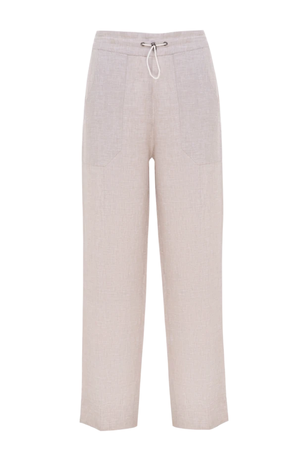 Tonet woman gray linen trousers for women buy with prices and photos 151417 - photo 1