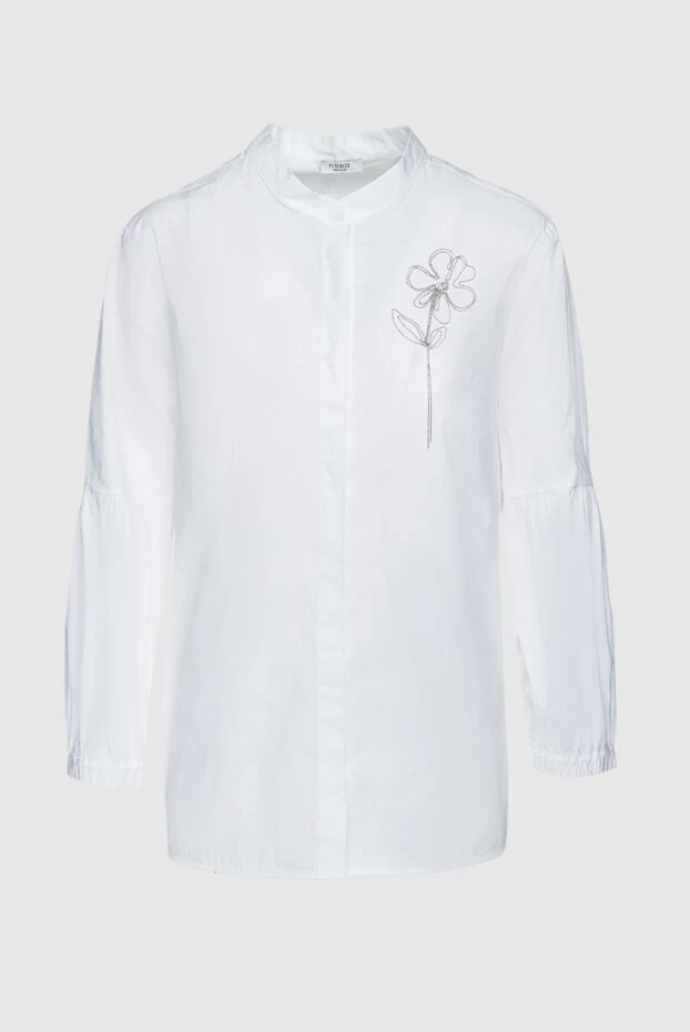Peserico женские блуза из хлопка белая женская купить с ценами и фото 151470 - фото 1