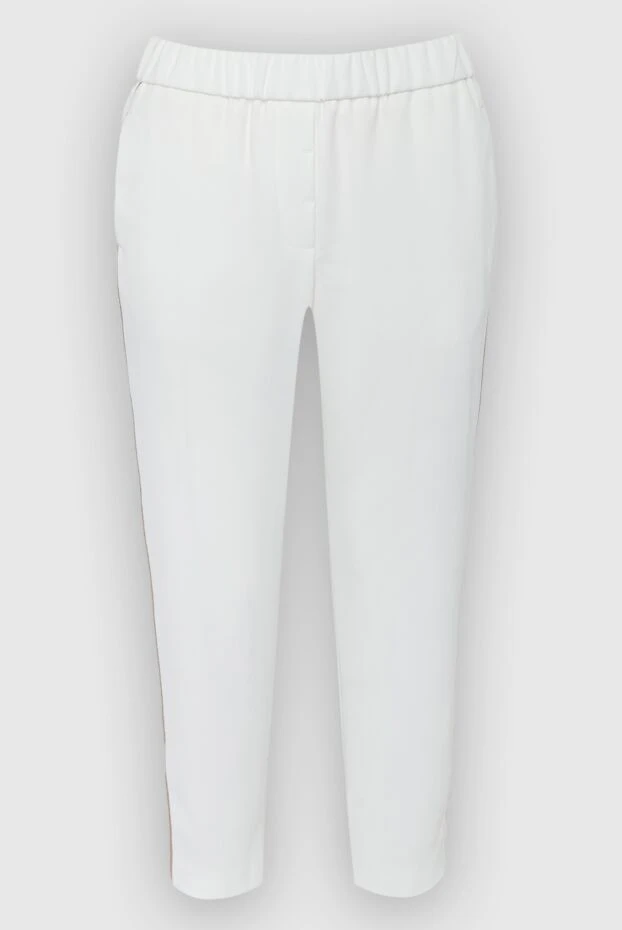 Peserico жіночі штани з поліестеру білі жіночі купити фото з цінами 151492 - фото 1