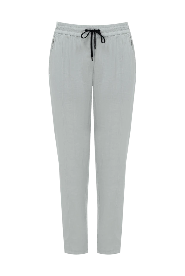 Limitato женские брюки из льна серые женские купить с ценами и фото 151504 - фото 1