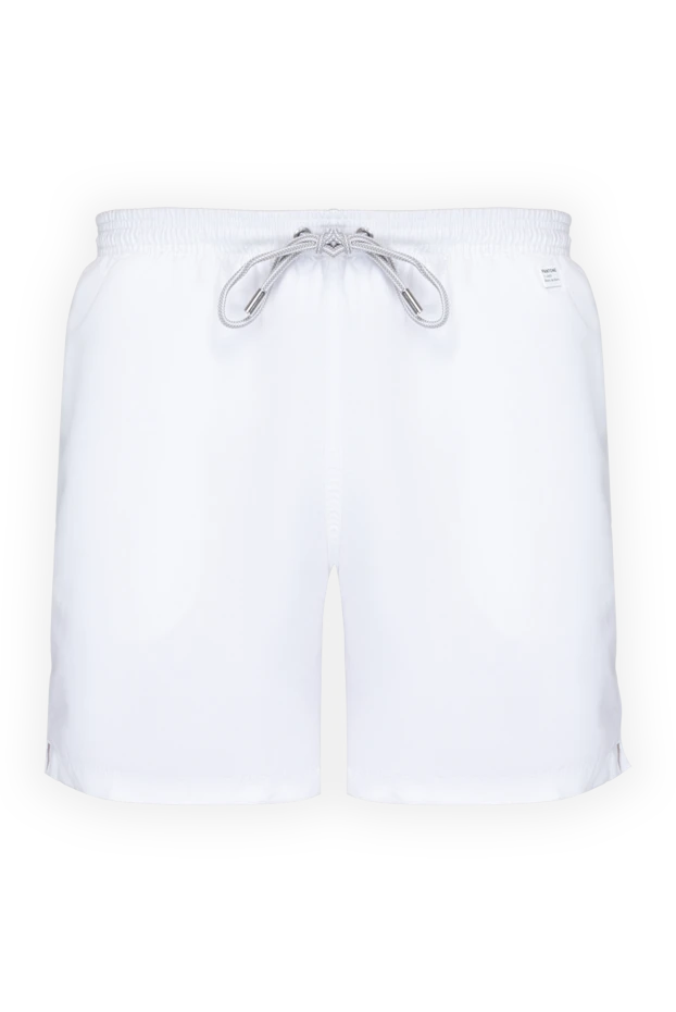 MC2 Saint Barth мужские шорты пляжные из полиэстера белые мужские купить с ценами и фото 151520 - фото 1