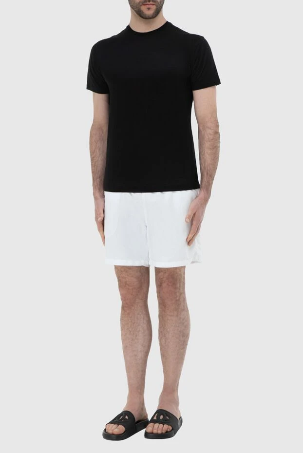 MC2 Saint Barth мужские шорты пляжные из полиэстера белые мужские купить с ценами и фото 151520 - фото 2