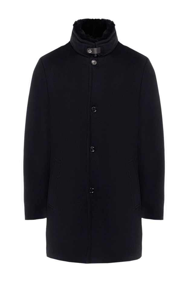 Moorer мужские пальто из шерсти и кашемира синее мужское купить с ценами и фото 151558 - фото 1