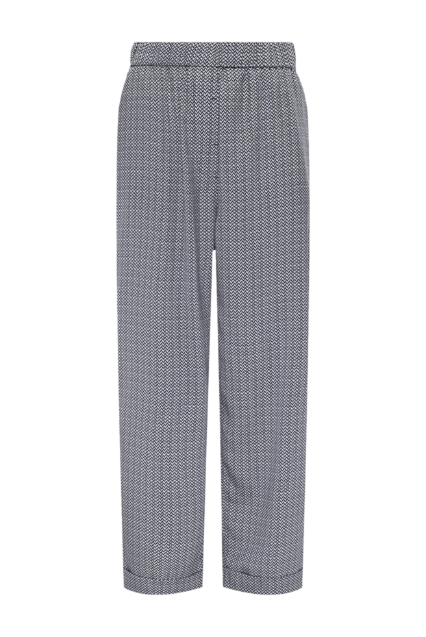 Peserico woman gray acetate and cupra trousers for women buy with prices and photos 151581 - photo 1