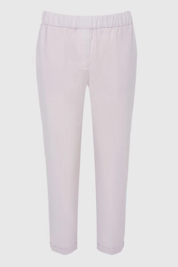 Peserico woman gray wool trousers for women 151588 - photo 1