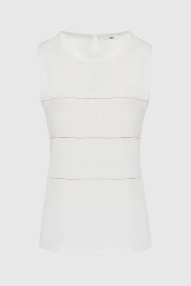 Peserico женские блузка из шелка белая женская купить с ценами и фото 151591 - фото 1