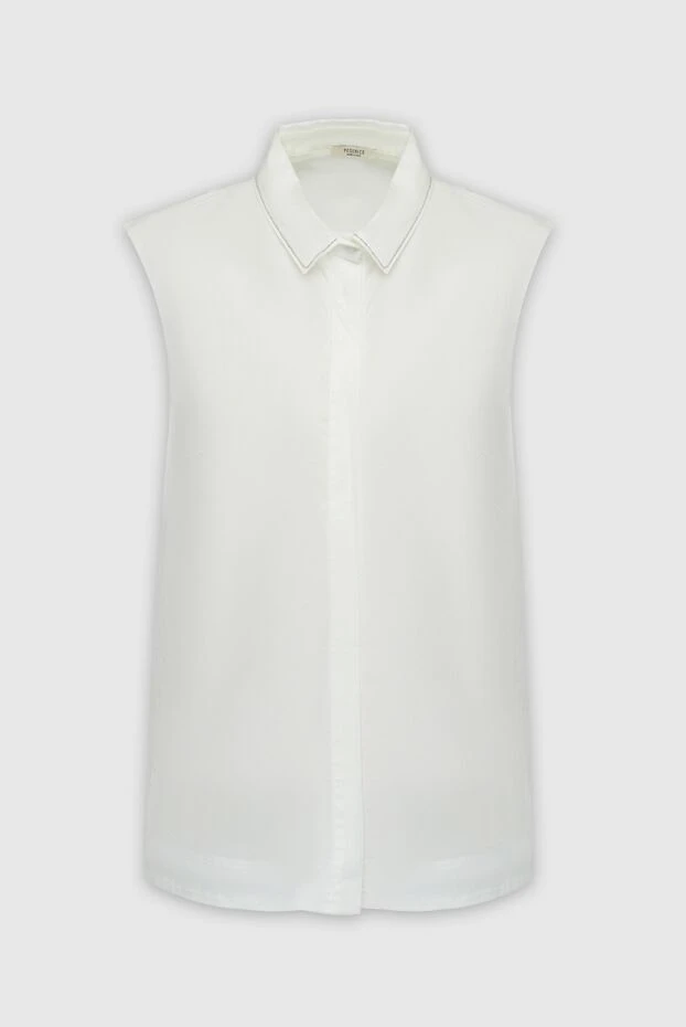 Peserico жіночі блуза з бавовни біла жіноча купити фото з цінами 151599 - фото 1
