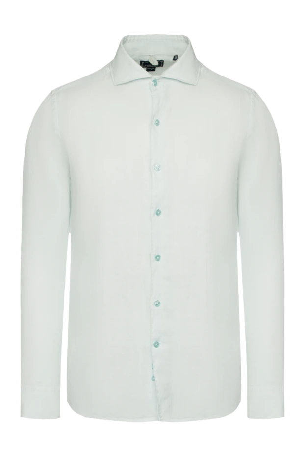 Orian green linen shirt for men 151606 - photo 1