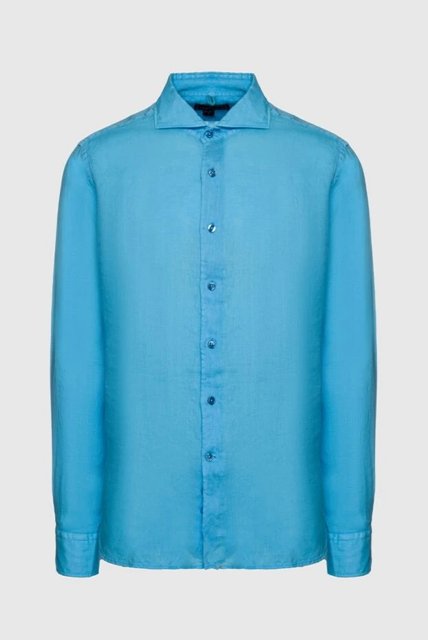 Orian man men's blue linen shirt 151607 - photo 1