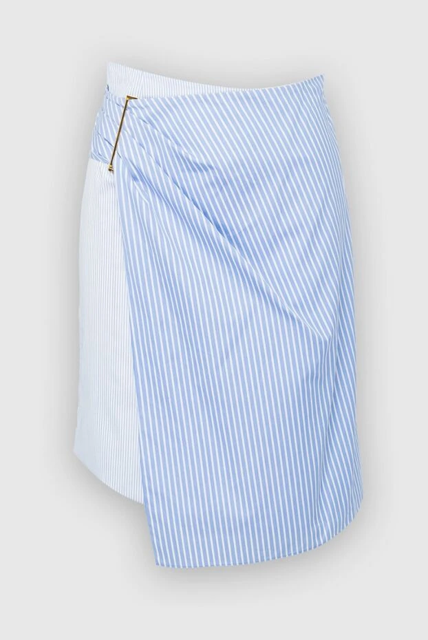 Dior женские юбка из хлопка голубая женская купить с ценами и фото 151660 - фото 1