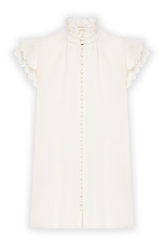 Zimmermann women's yellow long blouse with buttons 151701 - photo 1