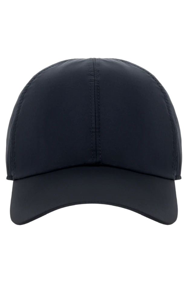 Cesare di Napoli men's black polyamide and silk cap 151711 - photo 1