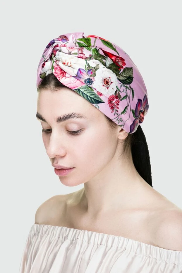 Fleur de Paris woman pink silk headband for women buy with prices and photos 151721 - photo 2