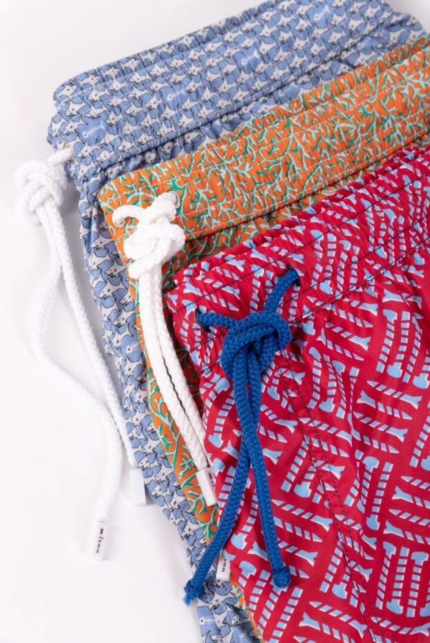 FeFe red polyamide beach shorts for men 151732 - photo 2