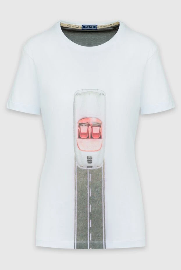 FeFe женские футболка из хлопка белая женская купить с ценами и фото 151740 - фото 1
