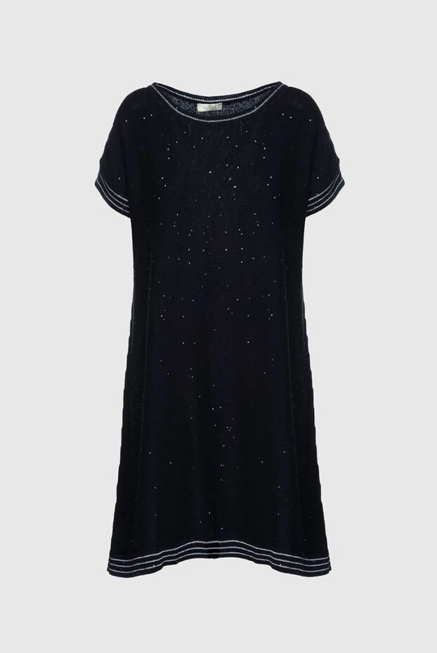 Panicale blue cotton dress for women 151763 - photo 1