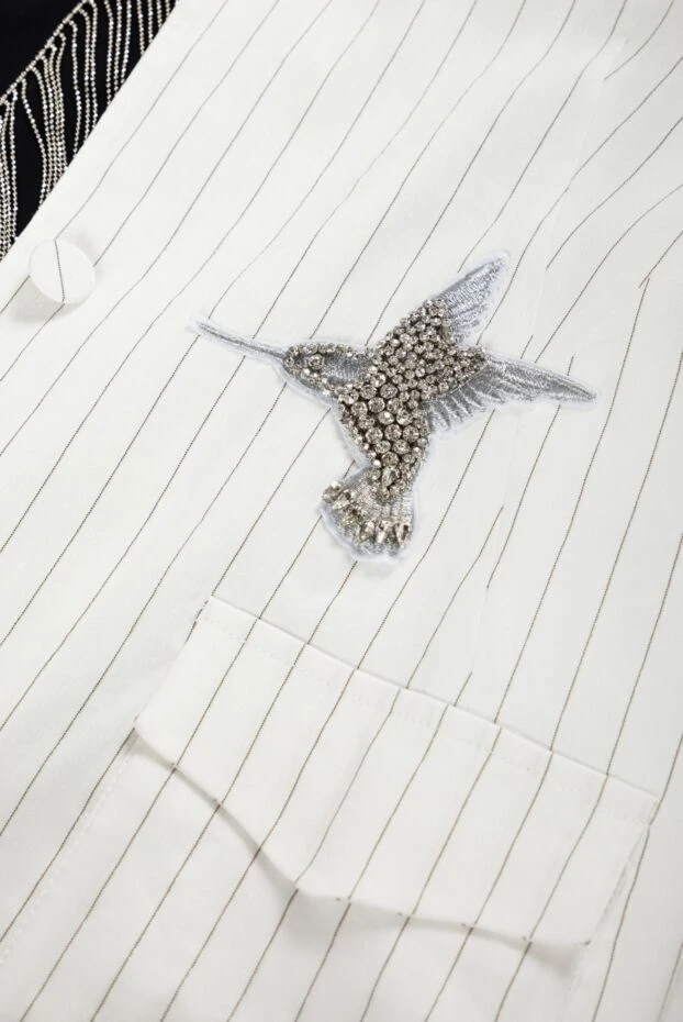 Max&Moi set with a jacket and trousers in vertical stripes 151833 - photo 2