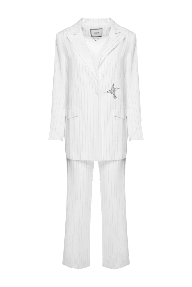 Max&Moi женские костюм брючный белый женский купить с ценами и фото 151833 - фото 1