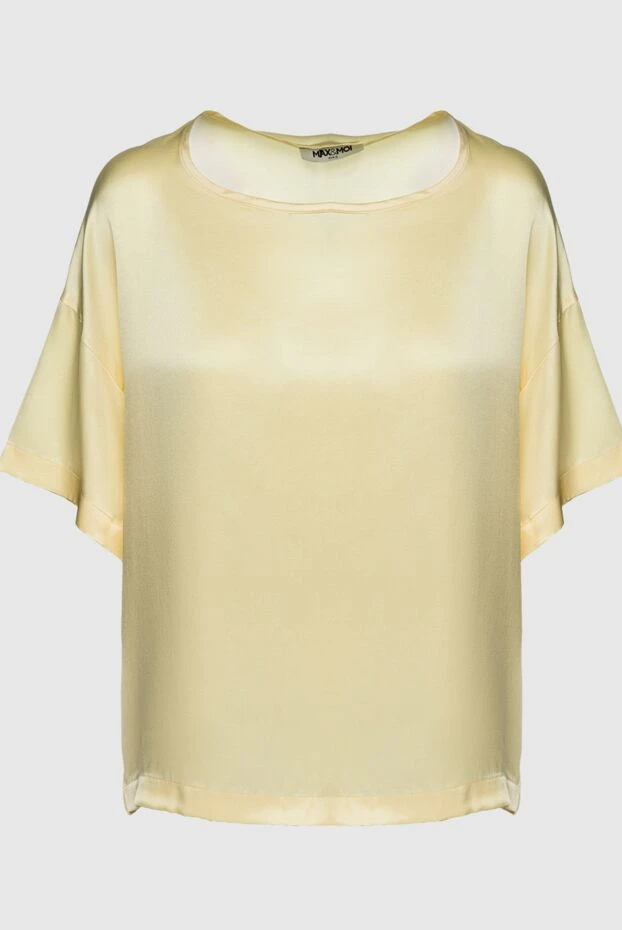 Max&Moi женские блуза из шелка желтая женская купить с ценами и фото 151844 - фото 1